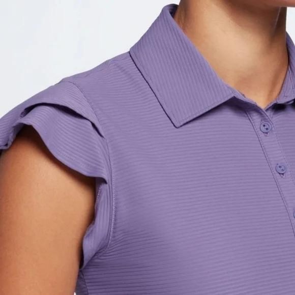 NWT Calia Women's Golf Flutter Sleeve Polo - Picture 4 of 4